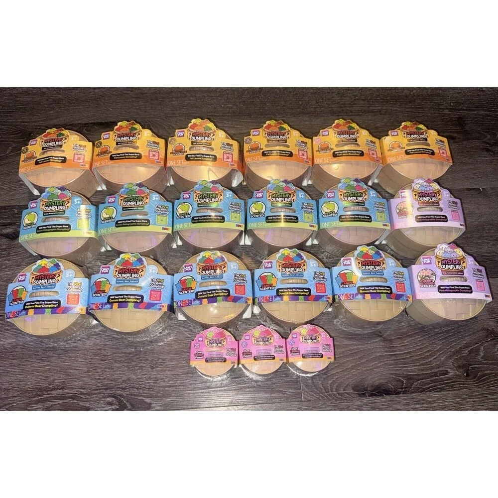 NEW-Five Below Scented Mystery Squishy Mystery Dumpling TikTok-LOT OF 21